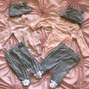 ON HOLD* Carter’s Baby Girl 3 PC  Bear Outfit